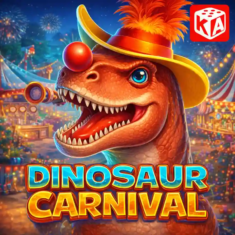 Dinosaur Carnival online slot game at poneclub